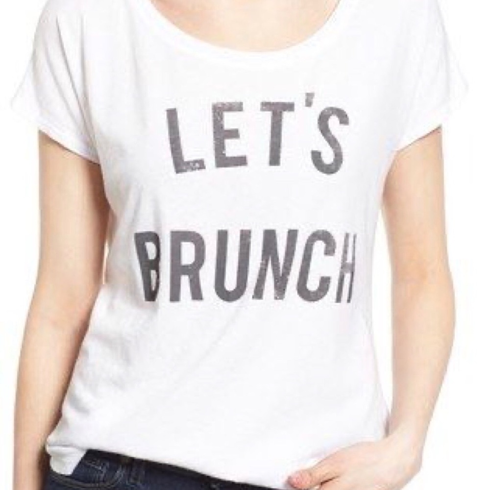 Signorelli “Let’s Brunch” White Tee